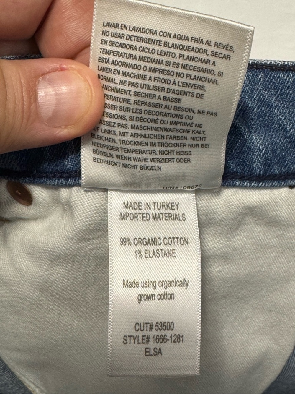 070 CITIZENS OF HUMANITY Women's Elsa Mid Rise Slim Fit Cropped Jeans Blue Sz 32 - Picture 9 of 14